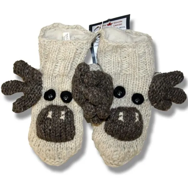 Animal Booties for Men and Women. 100%Wool with fleece lining. Handmade in Nepal.