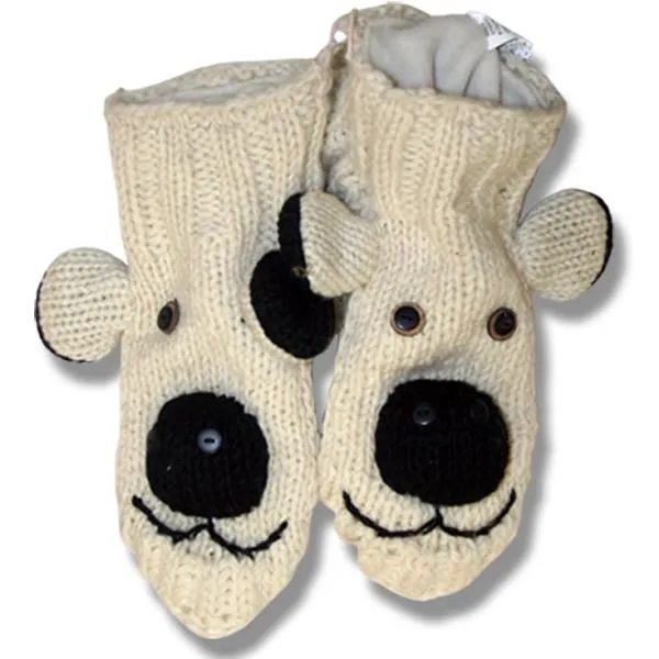 Animal Booties for Men and Women. 100%Wool with fleece lining. Handmade in Nepal.