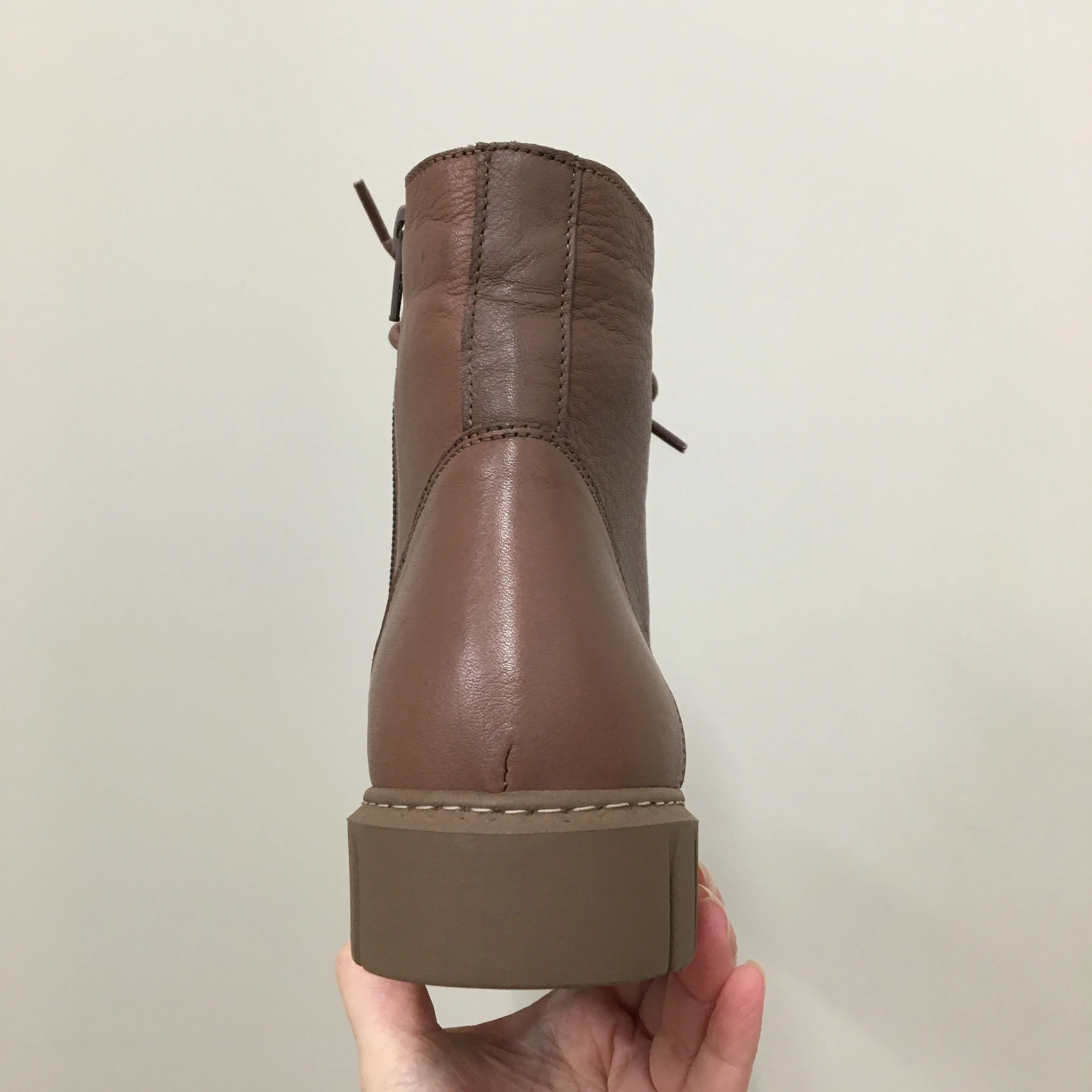 Bueno Jenny Taupe Leather Boot