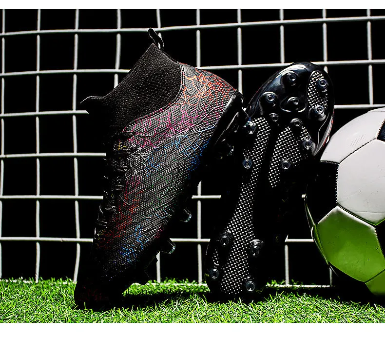 Camouflage High-Top Soccer Cleats for Kids, Factory Direct