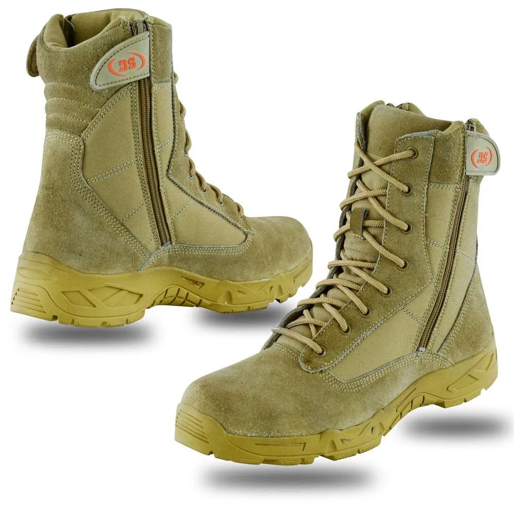 Daniel Smart - Men's 9'' Desert Sand Tactical Boots - DS9783