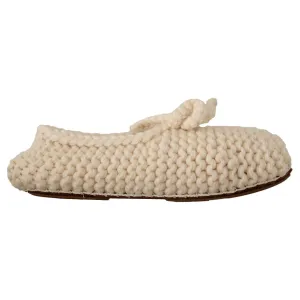 Dolce & Gabbana Chic Wool Knit Ballerina Flats