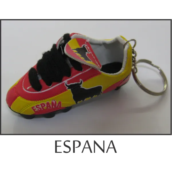 Espana Mini Soccer Shoe Key Chain