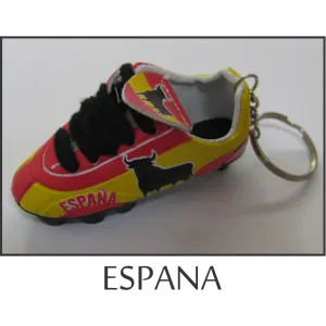 Espana Mini Soccer Shoe Key Chain