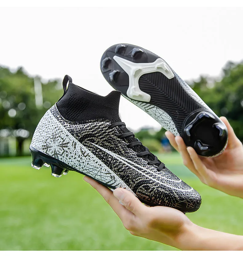 High-Top Soccer Cleats for Adult and Kids, Training