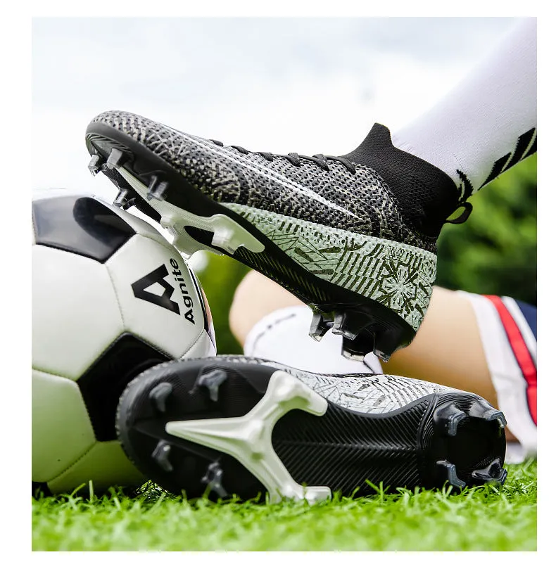 High-Top Soccer Cleats for Adult and Kids, Training