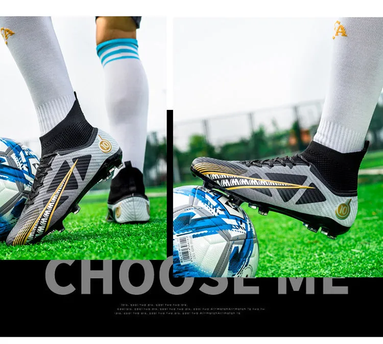 Large High-Top Adult Soccer Cleats, Training