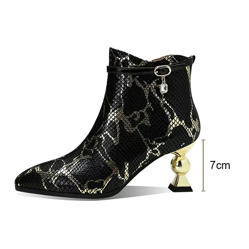 Luxury Exotic Winter Ankle Boots: Stand Out in Style