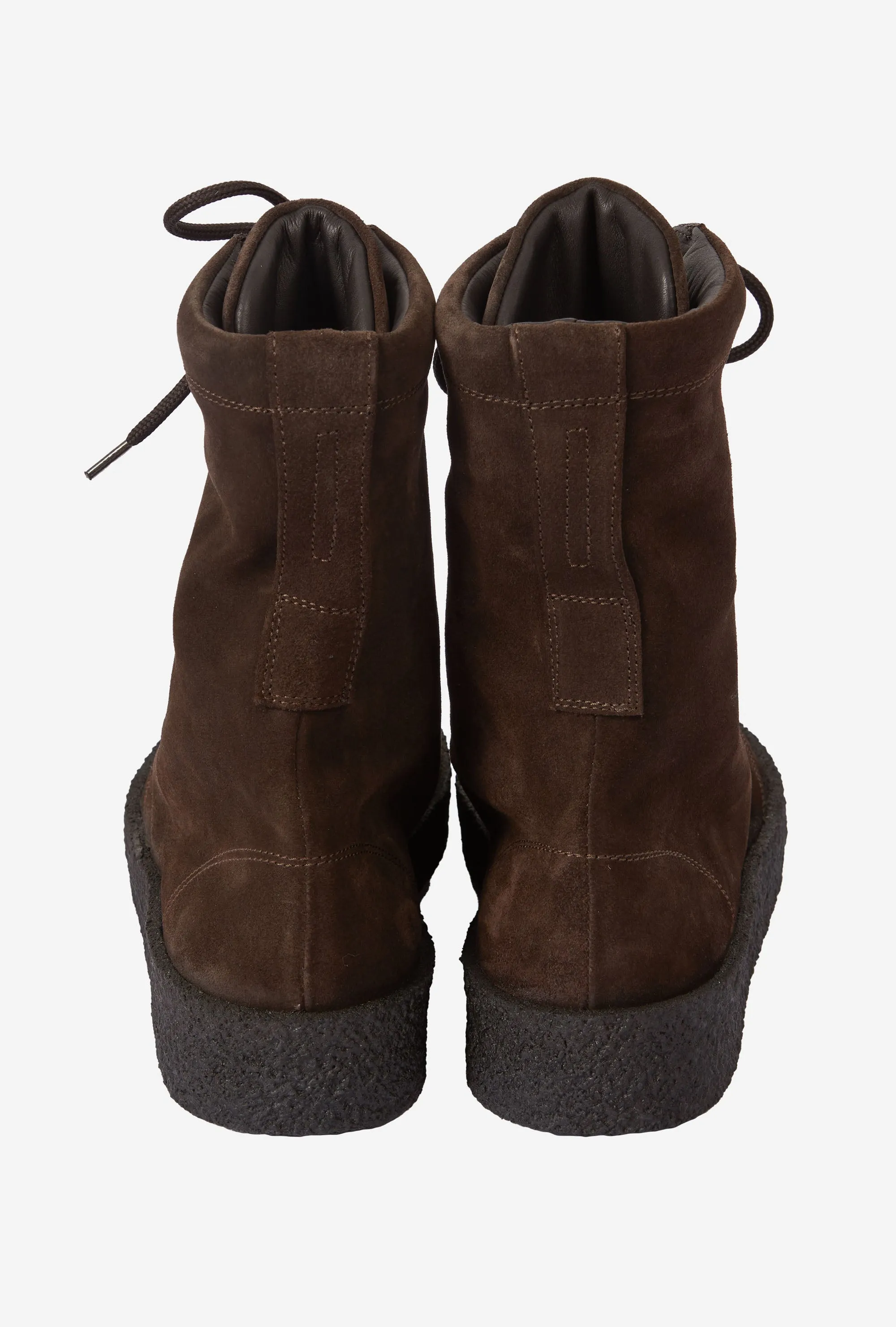 Mountain Boot Crepe Sole Dark Brown Suede