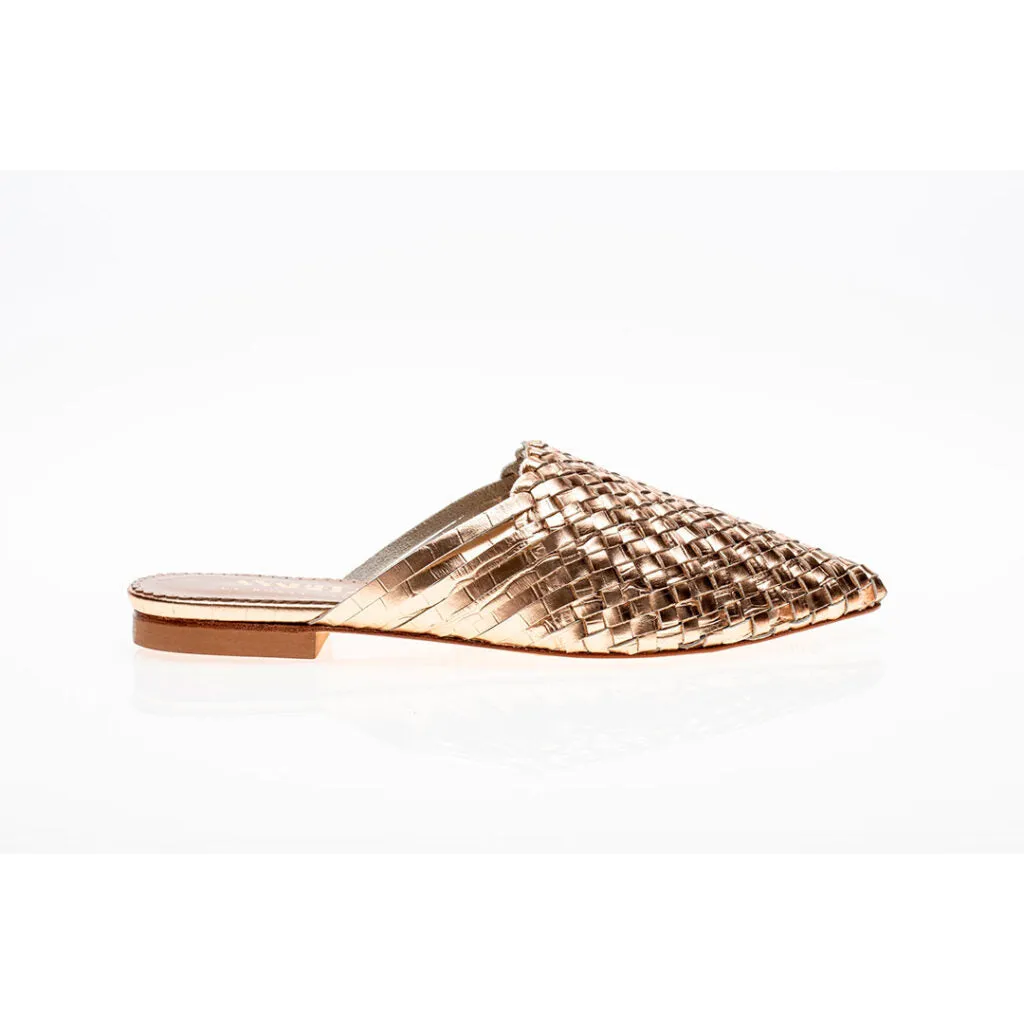 Mustique Mules Gold