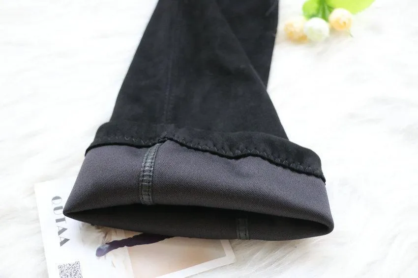 Over the Knee Winter Fabric Boots