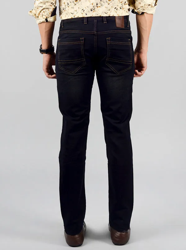 Phantom Black Solid Slim Fit Jeans | JadeBlue