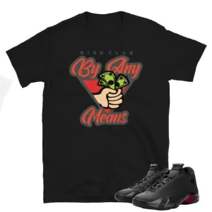 Retro 14 Black Ferrari Sneaker shirt