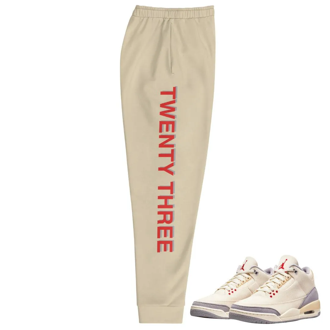 Retro 3 "Muslin" Joggers