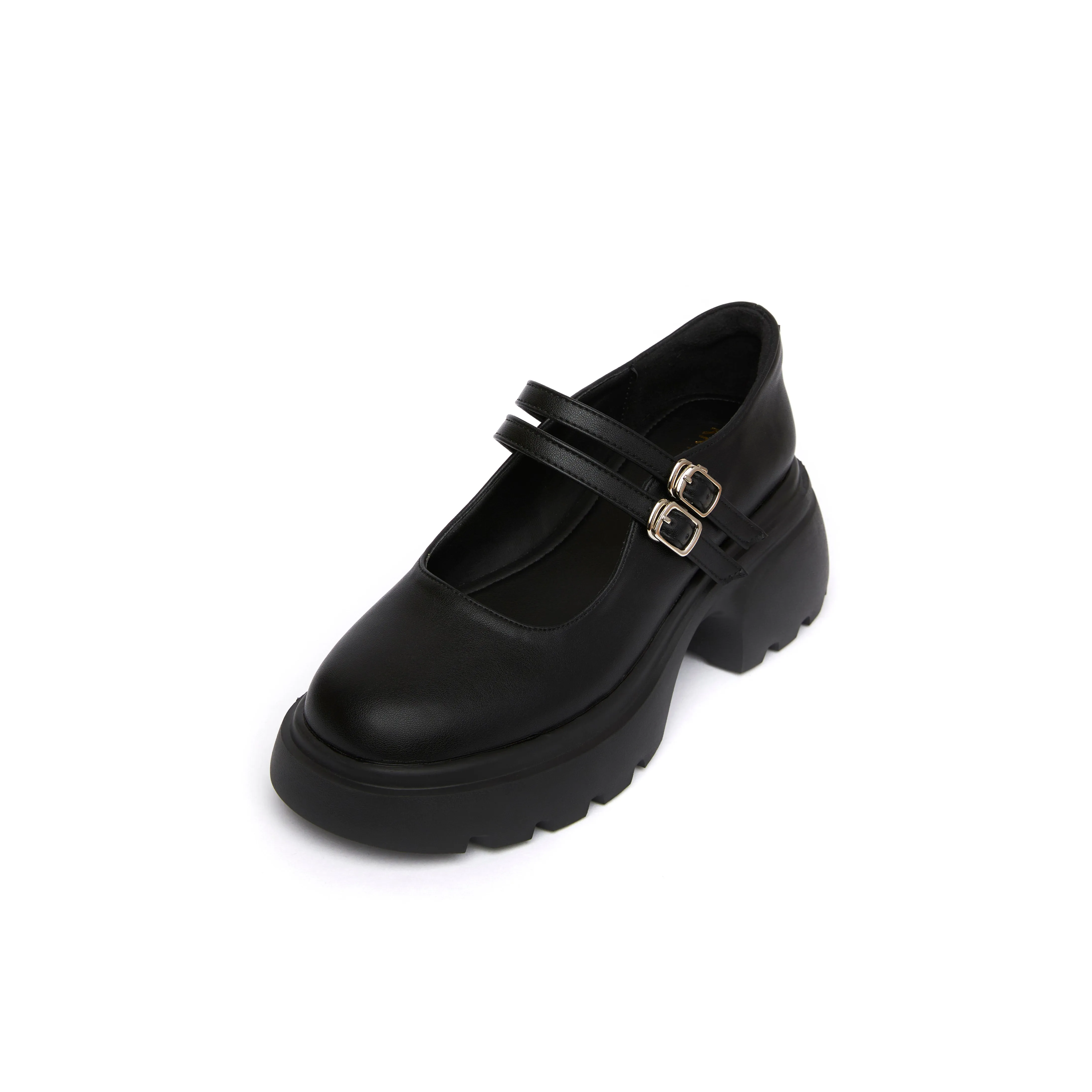 Ribbon Chunky Loafers - Black (BLK)