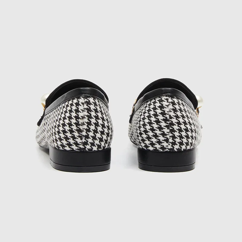 square toe Casual Flats Black